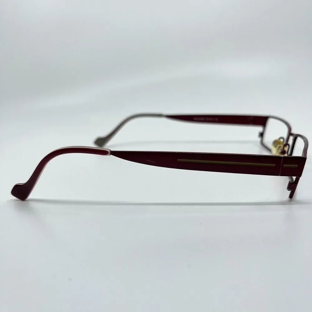 OGI Evolution Eyeglasses Frames‎ Red Japan Mod.3056 50-19-135 H6792